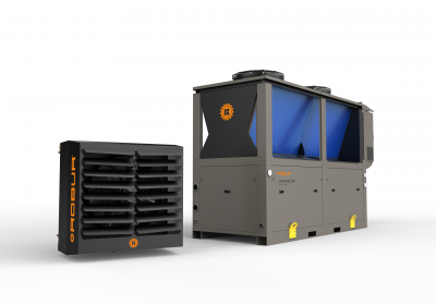ROBUR e-Next Hydro pro chlazení a vytápění průmyslových hal