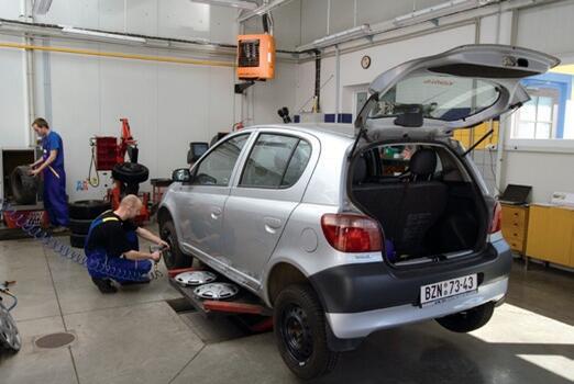 Vykurovanie autoservisu a pneuservisu AutoFiala